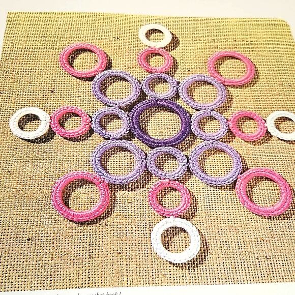 Vintage Golden Hands Craft Booklet Macrame Chunky Choker Rug Making 60s 70s - Picture 4 of 10